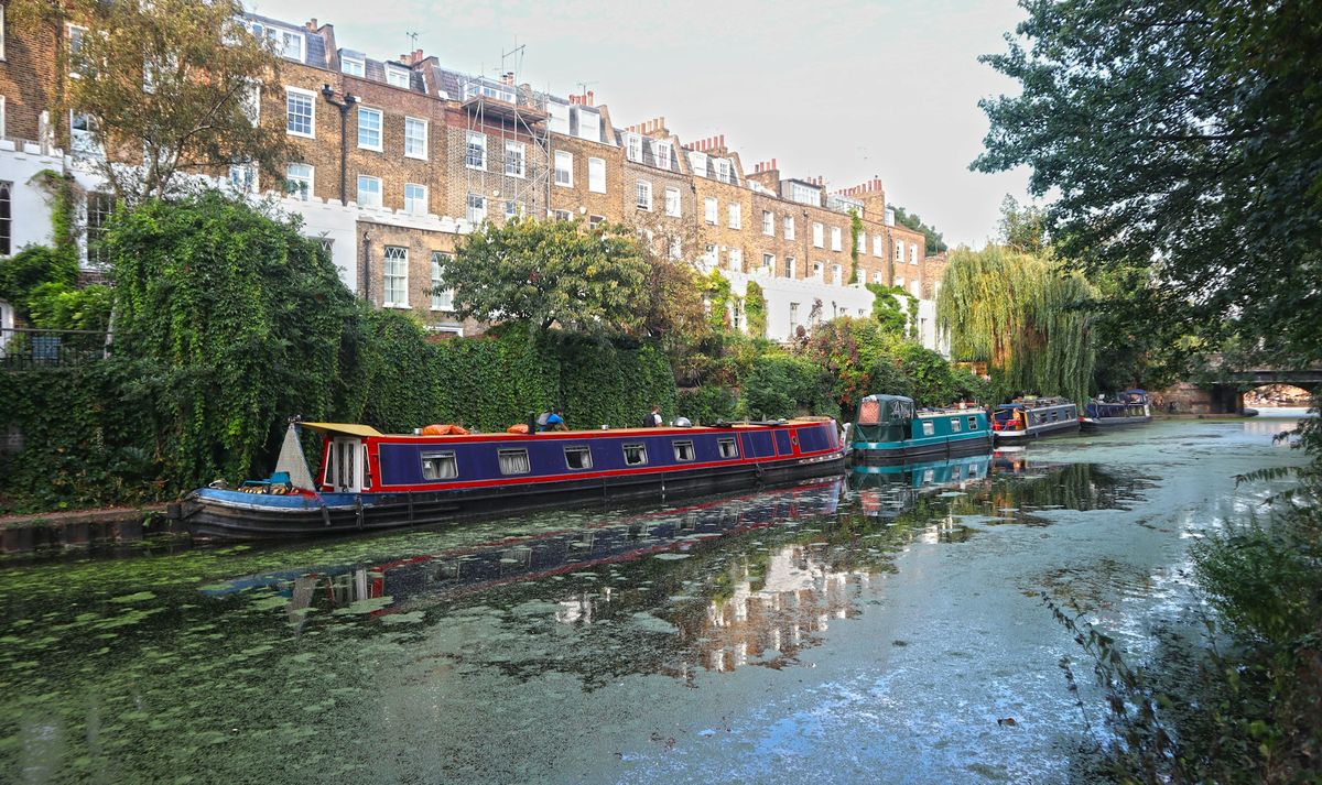 A canal in Islington, London