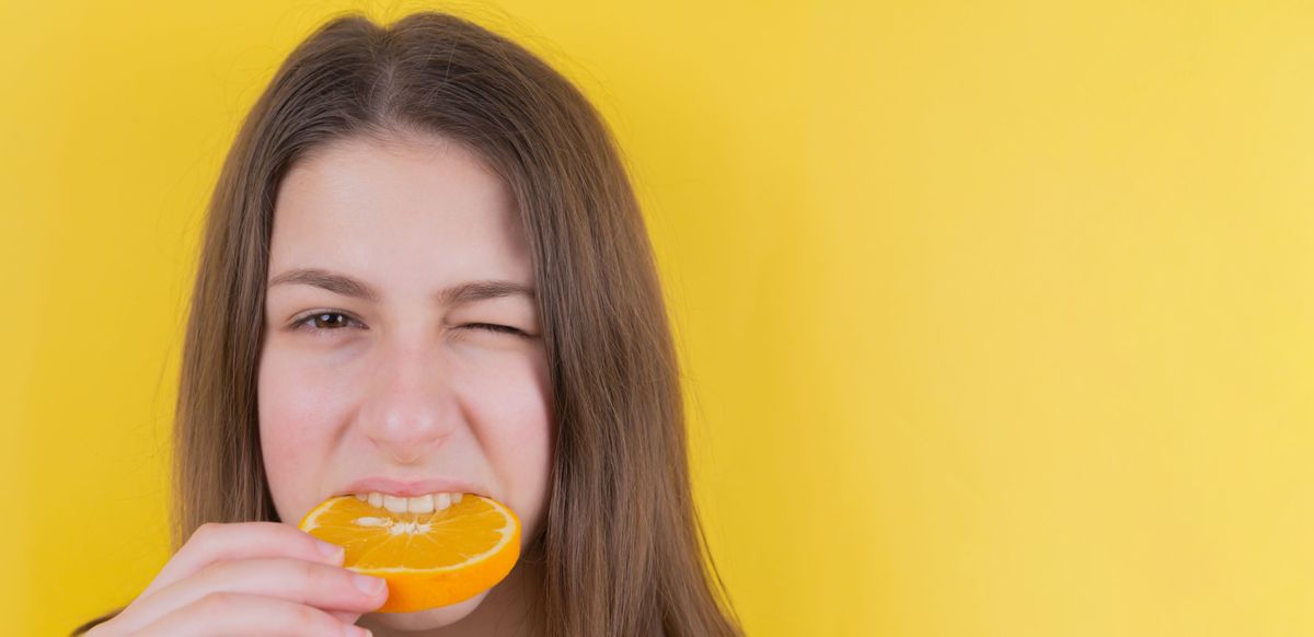 A woman starting to take supplements. 