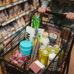 A woman shopping for supplements