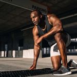 Personal trainer completing a total body HIIT workout. 