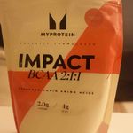 A bag of BCAA supplements