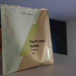 A bag of pea protein isolate