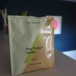 A packet of soy protein isolate