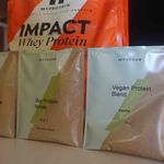 Plant and whey proteins