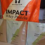 A range of protein powders.