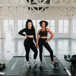 A personal trainer and their client