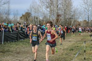 Men running in a race