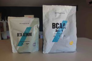 Beta-alanine and BCAA supplements