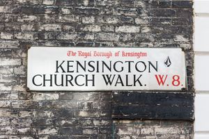 A street sign in Kensington and Chelsea