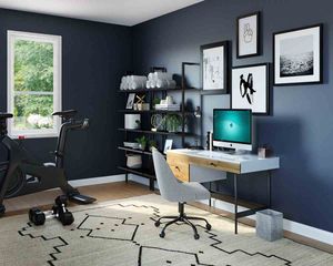 A space to work with a personal trainer at home. 