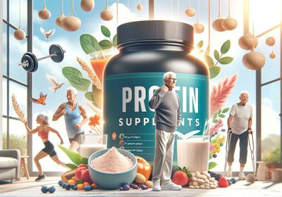 An image representing the best protein powders for seniors