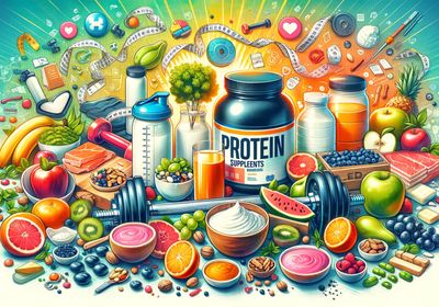 An image representing the best protein supplements for weight gain. 