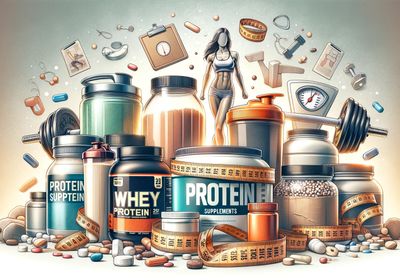 An image representing the best protein supplements for weight loss