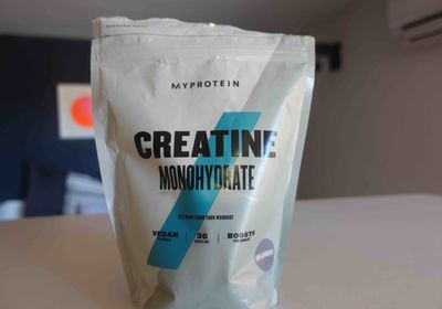 A bag of creatine monohydrate