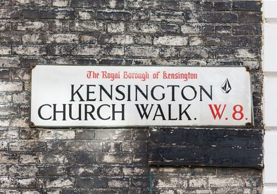 A street sign in Kensington and Chelsea