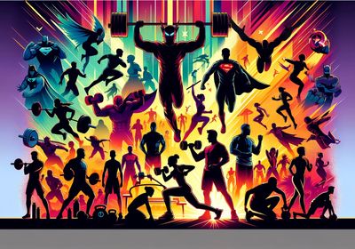 Superhero diets and workouts