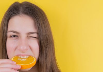 A woman starting to take supplements. 