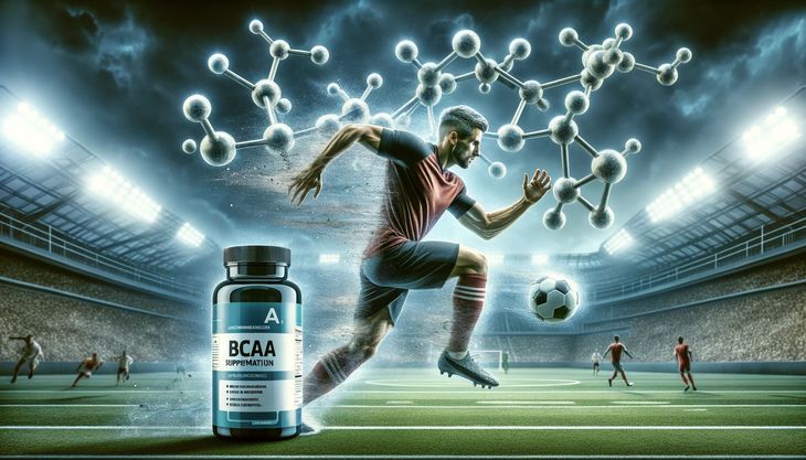 An image representing the benefits of BCAAs for football players