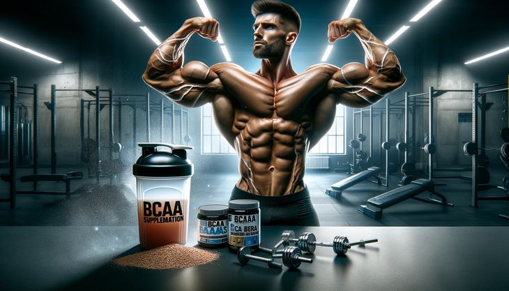 An image representing the benefits of BCAAs for bodybuilders