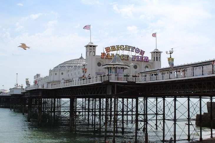 The pier in Brighton