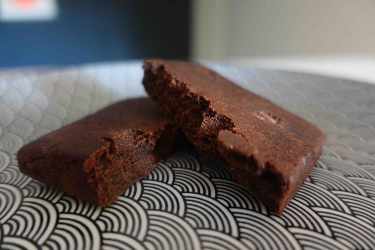 A protein brownie