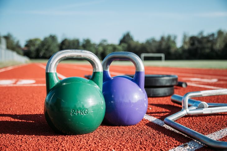 Outdoor personal training equipment.