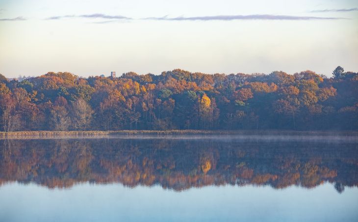 A lake in Warrington