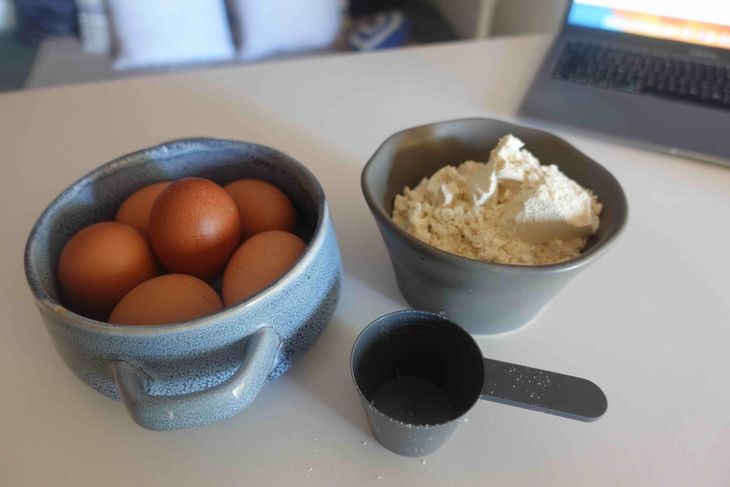 The amount of eggs and whey needed to get enough phenylalanine