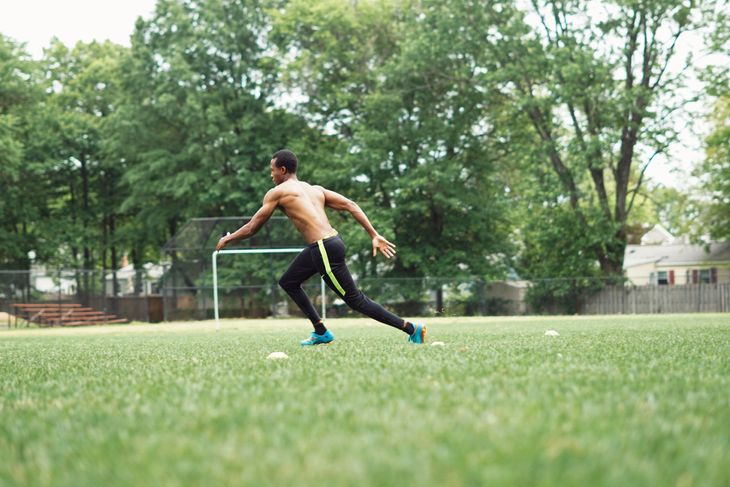 A personal trainer in Richmond's North Sheen Recreation Ground