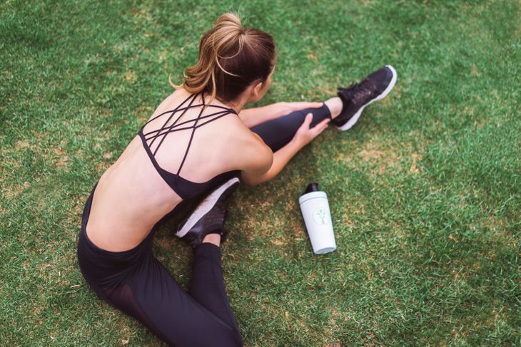 A person enjoying the benefits of warming up before exercise.