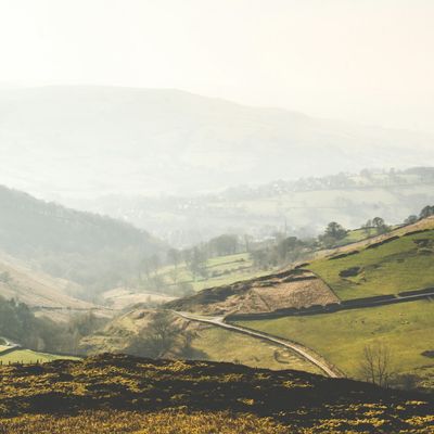 A hill landscape near Dronfield, Derbyshire
