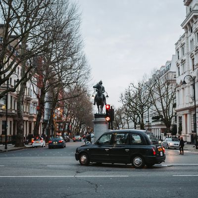 A taxi in London