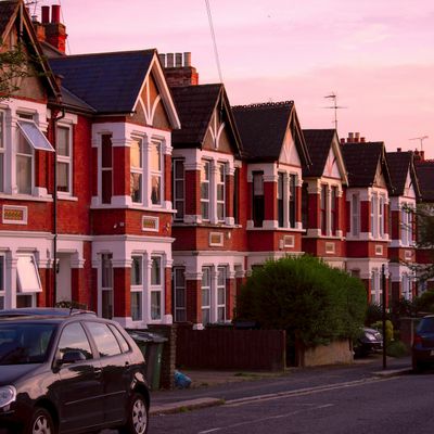 A residential street in London, near Enfield