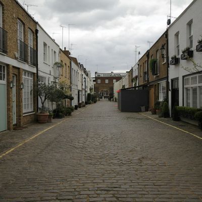 A quiet street in London