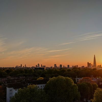 Sunset in London