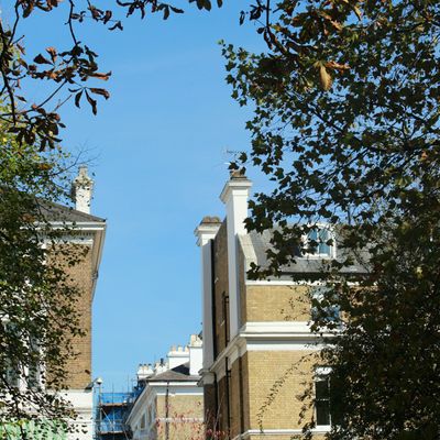 A residential street in London