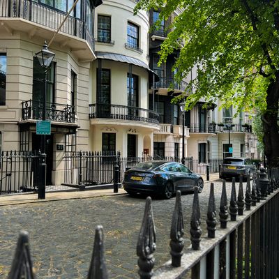 A residential street in Londond