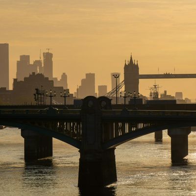 London at sunrise
