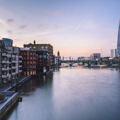 The Thames at sunrise
