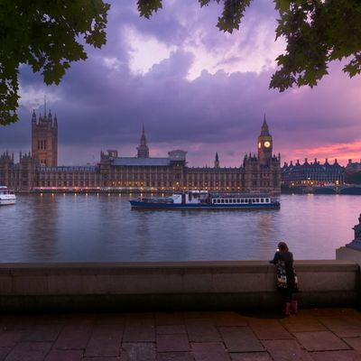 London at sunset