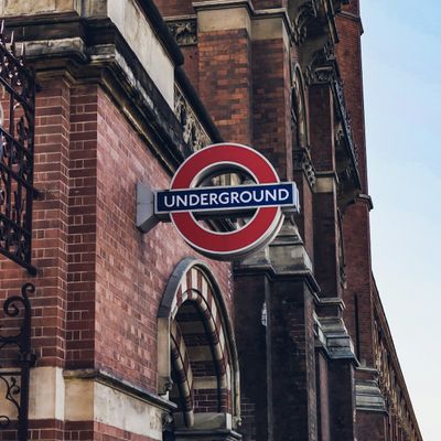 A tube station in London