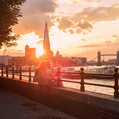 The Thames at sunset