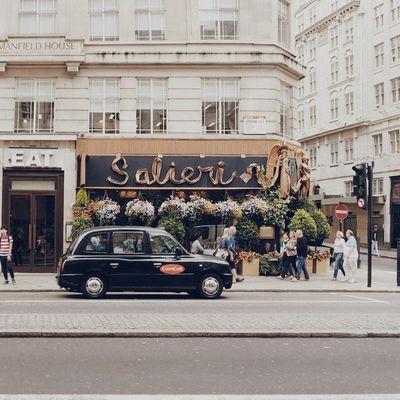A taxi in London