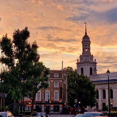 Sunset in Greenwich, near Plumstead Common