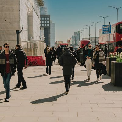 Pedestrians in London