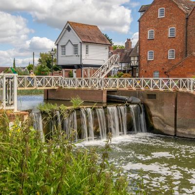 A river in Tewkesbury